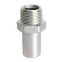 Adaptor with Male Thread and Plain End