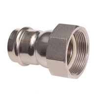 Straight Flat Face Union with Female Swivel Nut