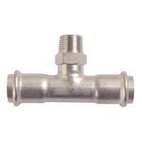 Tee With Male Branch