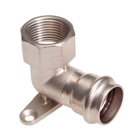 Wallplate Elbow with Female Thread
