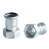 Straight Flat Face Union with Female Swivel Nut