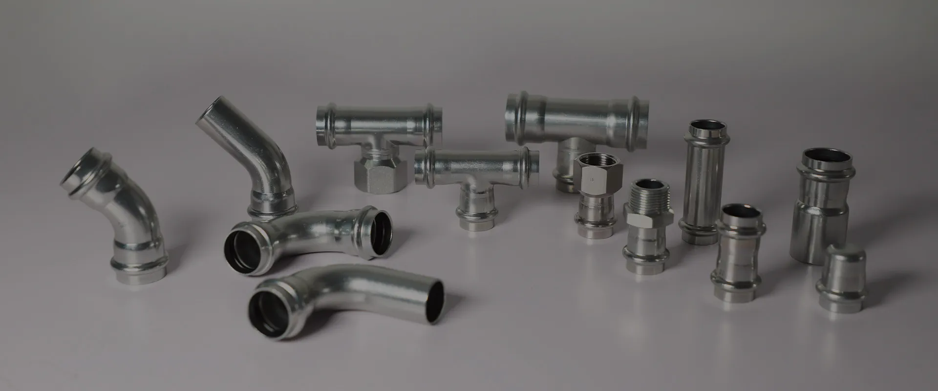 Zinc Plated Carbon Steel Press Fitting